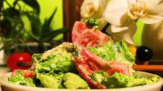 Cress Tomato Frisée Salad with Chives Cashew Dressing  Take 3 [upl. by Nacnud529]