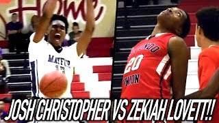 Josh Christopher BUCKET MACHINE vs Marcus LoVetts SHARPSHOOTING Little Brother ZeKiah LoVett [upl. by Dael]