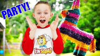 Birthday Bash With Kade Skye Most Epic Piñata Party EVER with the Fun Squad [upl. by Anirdna]