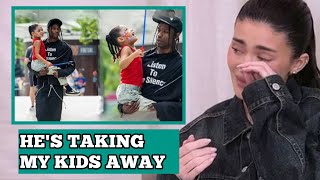 Kylie Jenner SHOCKED as Travis Scott files for full Custody of his kids [upl. by Accemahs]