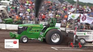 Badger State Tractor Pullers Pro Stock Tractors  Mackville Nationals Saturday Night 2018 [upl. by Teferi]