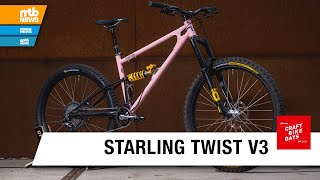 Starling Twist V3 Vielseitiges MulletBike aus Stahl  Craft Bike Days 2022 [upl. by Quartana]