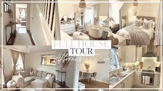 FULL HOUSE TOUR  Affordable Interior  Beige Gold amp White Decor  3 Floor House [upl. by Meid]