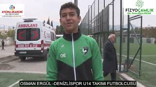 OSMAN ERGÜL DENİZLİSPOR U14 TAKIMI FUTBOLCUSU [upl. by Cinom]