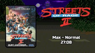 Streets of Rage 2  Max Normal PB 2708 [upl. by Nivalc]