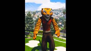 Superman Runs Away With The GIANT TIGERS EGGS in GTA 5 😱 shorts [upl. by Ahsika]