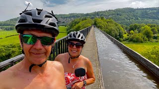 The Slaw’s day out at the Pontcysyllte Aqueduct on the Llangollen Canal 🚴🍻🔥 [upl. by Bass298]