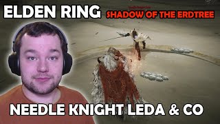 Needle Knight Leda full boss fight in Elden Ring Shadow of the Erdtree [upl. by Aihsenot136]