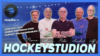 Hockeystudion Program 11  Kris i HV71  Örebro imponerar  Djurgårdens målvaktsproblem [upl. by Ashlee]