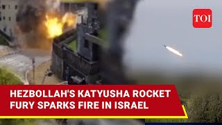 Iranbacked Hezbollahs 50Katyusha Rocket Revenge Fresh Barrage Burns Northern Israel [upl. by Agathe]