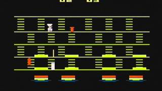 Atari 2600 BurgerTime MNetwork Game Cartridge An Annotated Review [upl. by Bina533]