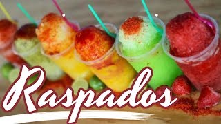 🍨 Como hacer jarabes o mieles para raspados receta  GRANIZADOS Sorbetes CASEROS en MINUTOS [upl. by Ellynad66]