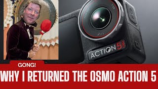 Why I Returned The DJI Osmo Action 5 Camera [upl. by Biebel]