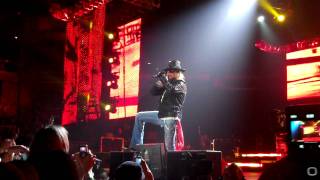 GNR LIVE Welcome to the Jungle Guns N Roses Indianapolis Indiana December 8 2011 [upl. by Irrehc]