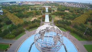 The Unisphere  Queens Worlds Fair Globe [upl. by Bilac530]