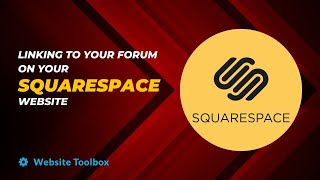 Linking to your forum on your Squarespace website [upl. by Olocin]