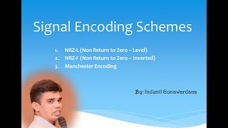 Encoding Schemes NRZI NRZL Manchester Encoding [upl. by Tomasine582]