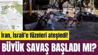 İRAN İSRAİL’E FÜZELERİ ATEŞLEDİ SAVAŞ BAŞLADI MI [upl. by Neumeyer]