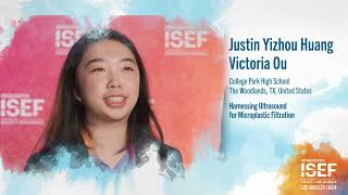 Meet Justin Huang amp Victoria Ou winners of the Gordon E Moore Award Regeneron ISEF 2024 [upl. by Parsifal253]