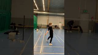 Badminton Trick Shots Behind The Back Awesome 🏸 badminton badmintontrickshot trickshots [upl. by Lamrouex]