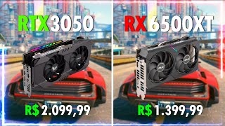 RTX 3050 vs RX 6500 XT  TESTE FPS EM 7 JOGOS 2022 [upl. by Eremihc557]