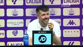 Rueda de prensa Real Valladolid CF vs Villarreal B [upl. by Carling]