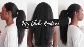 Explaining My Chebe Routine for Length Retention [upl. by Tsepmet367]