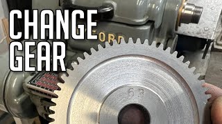 Make a Lathe Change Gear [upl. by Nayek326]