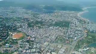 Flight Landing at Visakhapatnam Airport [upl. by Atwater]