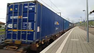 Pendolino TV10871 Weil am Rhein Gleis 7  SBBCI 193  Container [upl. by Cherice]