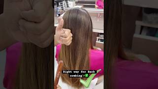 Right way for Back combing👍 hair hairstyle trendingshorts hairtutorial hairtransformation [upl. by Rocker545]