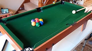 7 ball pool run on 3ft pool table [upl. by Mit]