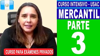 Curso Intensivo de Derecho Mercantil  PARTE 3  Preguntas de Examen Privado de Derecho  USAC [upl. by Marozik]