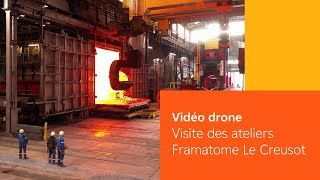 Vidéo drone des ateliers Framatome Le Creusot [upl. by Suired]