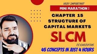 MINI MARATHON SLCM  CH 15 STRUCTURE OF CAPITAL MARKET  45 TOPICS  4 HOURS  QUICK REIVISION 🔥 [upl. by Aidualk]