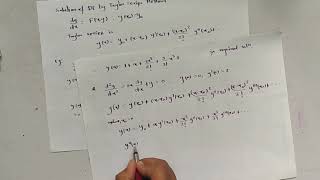 Numerical Differentiation part 4 solutions by using Taylor series method [upl. by How]