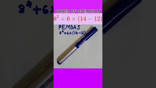 PEMDAS Rules How to Solve Math Problems Easily maths shorts mathstricks [upl. by Suirauqed692]