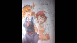 Tohru Kobayashi and Kanna  Time lapse drawing [upl. by Nalyd]