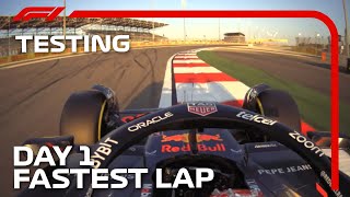 Max Verstappens Fastest Lap  Day 1  F1 PreSeason Testing 2024 [upl. by Pulling]