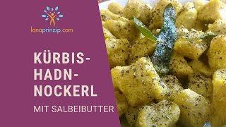 Nockerln Rezept Glutenfreie Gnocchi Rezept  ein Hadn Buchweizen Rezept mit Kürbis [upl. by Marcile]