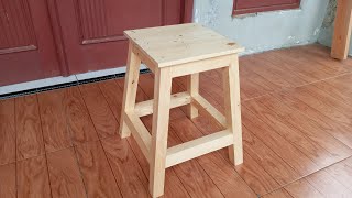 Make a wooden chair  DIY bar stool [upl. by Neelac115]