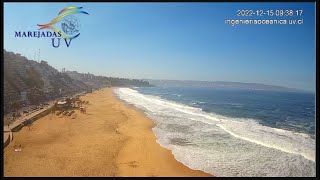 Marejadas UV  Reñaca  Viña del Mar  Chile en vivo [upl. by Mosi]