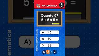 Perguntas de raciocínio lógico de matemática  Quiz quiz raciociniologico quizdematematica [upl. by Duma507]