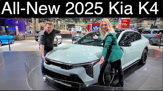 AllNew 2025 Kia K4 first look  A compact sedan like never before [upl. by Einre]