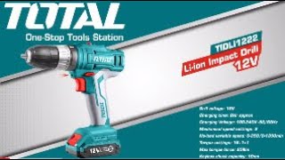 TOTAL 12V Cordless Impact Drill TIDLI1222 [upl. by Zsolway]