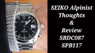 Seiko Alpinist SBDC087SPB117 Thoughts amp Review [upl. by Alethia]