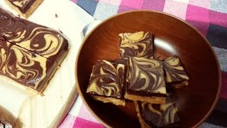 No bake Peanut Butter Chocolate Bars 花生酱巧克力饼干 [upl. by Eanom404]