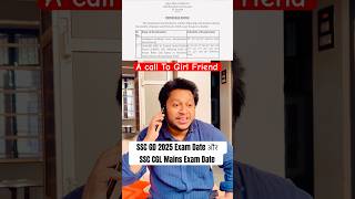 SSC GD 2025 Exam Date Vs SSC CGL Mains Exam Date vs SSC Aspirants shorts viralvideo [upl. by Celtic]