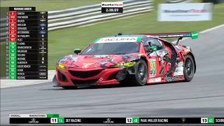 IMSA WeatherTech SportsCar Championship 2018 Northeast Grand Prix Start  Crash [upl. by Kiersten]