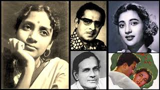 Geeta Dutt  Indrani 1958  doorer tumi aaj Bengali [upl. by Aicatan801]